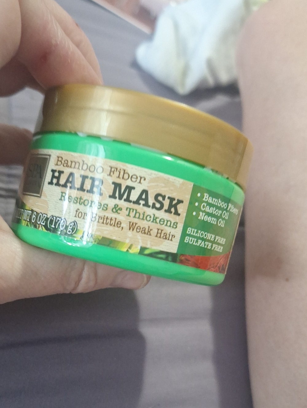Bamboo Fiber Hair Mask